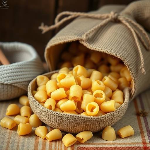 Bag of artisanal orecchiette pasta from Puglia