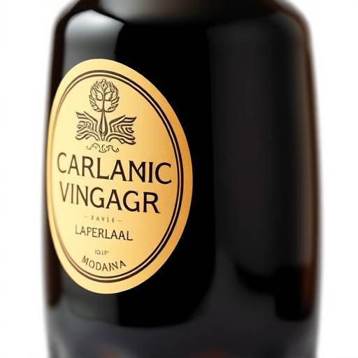 bottle of balsamic vinegar of Modena IGP