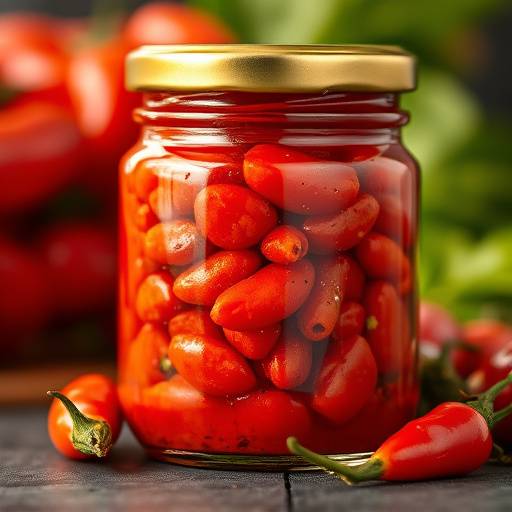 Close-up of a jar of spicy 'nduja, a Calabrian specialty