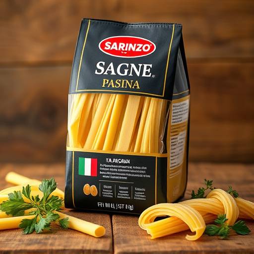 Package of Sagne Pasta, a traditional Abruzzese pasta shape