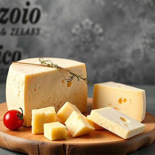 Selection of Calabrian cheeses, including Pecorino Crotonese